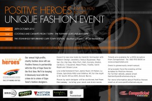 Positive Heroes Fashion Show - Thursday 28 October